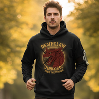 Load image into Gallery viewer, "Death Claw Jerky Co"-Mens Hoodie