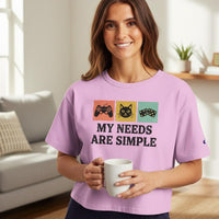 Load image into Gallery viewer, "My Needs Are Simple "- Womens Med Sleeve T shirt
